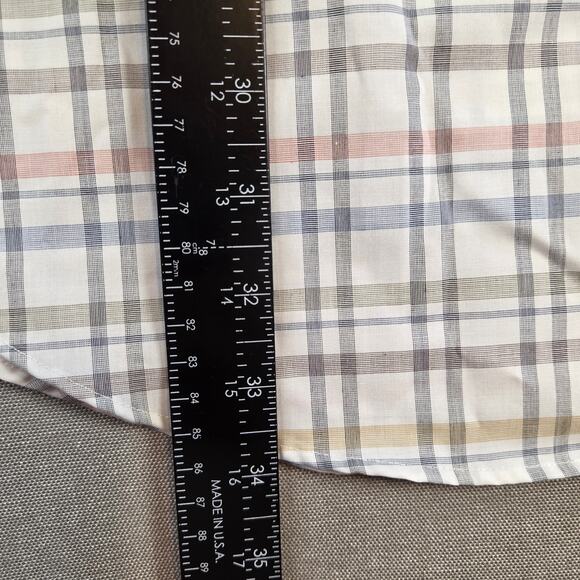 Leo Chevalier Men’s Short Sleeve Shirt LT Large Tall Plaid NWT Cotton Laos - Picture 12 of 14